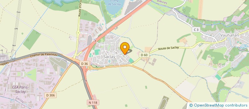 localisation de l'entreprise MONSIEUR DAVID BROU  SACLAY