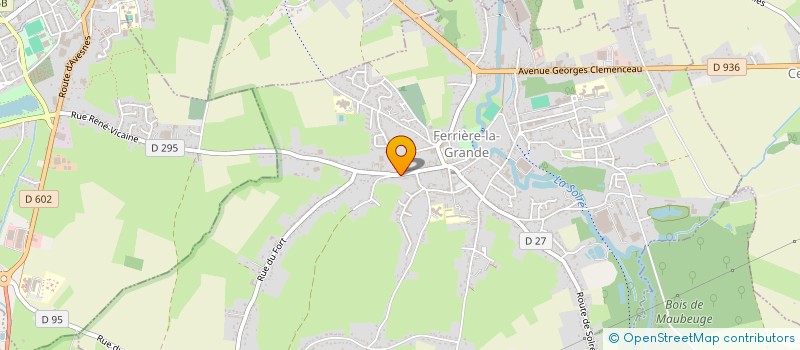localisation de l'entreprise MONSIEUR DAVID BROYARD  FERRIERE-LA-GRANDE
