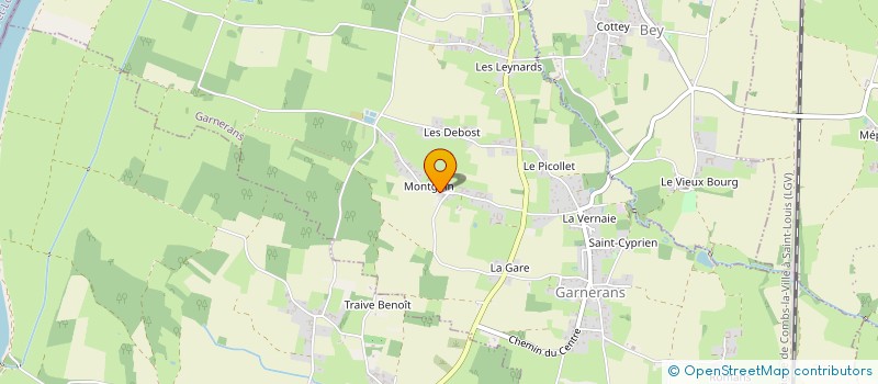 localisation de l'entreprise MONSIEUR DAVID BROYER  GARNERANS