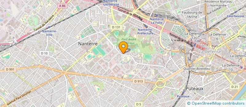 localisation de l'entreprise MONSIEUR DAVID BRUGEILLE  NANTERRE