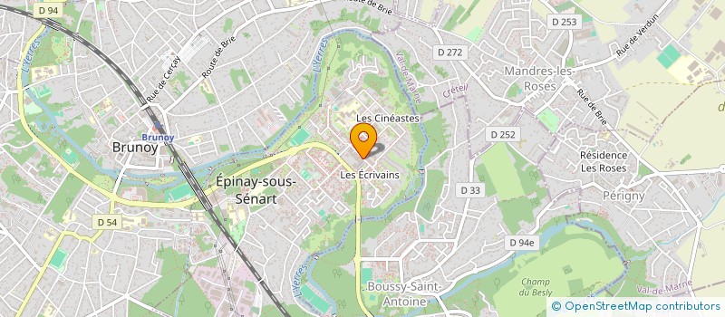 localisation de l'entreprise MONSIEUR DAVID BRUNEL  EPINAY-SOUS-SENART