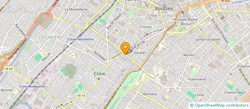 localisation de l'entreprise MONSIEUR DAVID BRUNEL  ROUBAIX