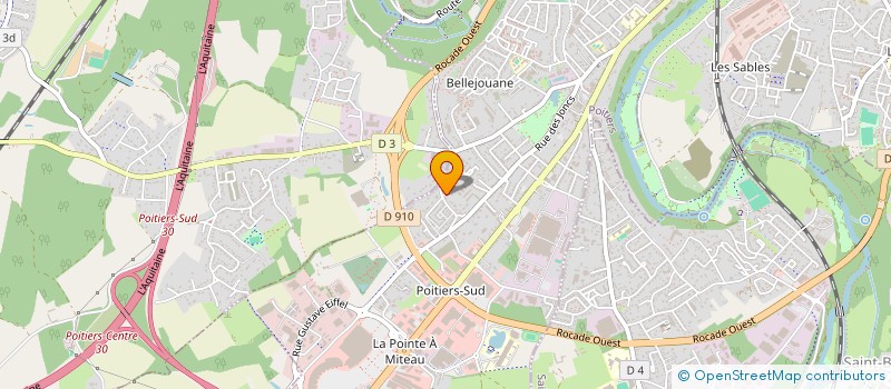 localisation de l'entreprise MONSIEUR DAVID BRUNET à POITIERS