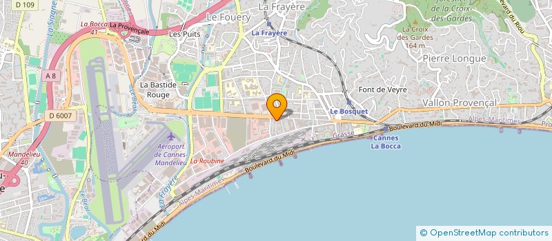 localisation de l'entreprise MONSIEUR DAVID BRUNET à CANNES