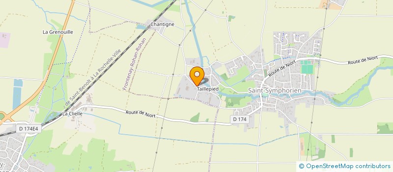 localisation de l'entreprise MONSIEUR DAVID BRUNET  SAINT-SYMPHORIEN