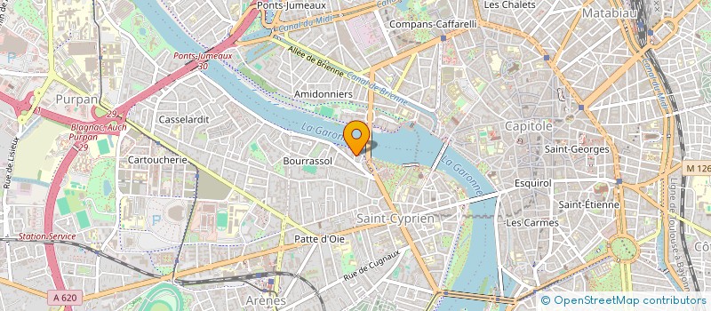 localisation de l'entreprise MONSIEUR DAVID BRUNNER à TOULOUSE