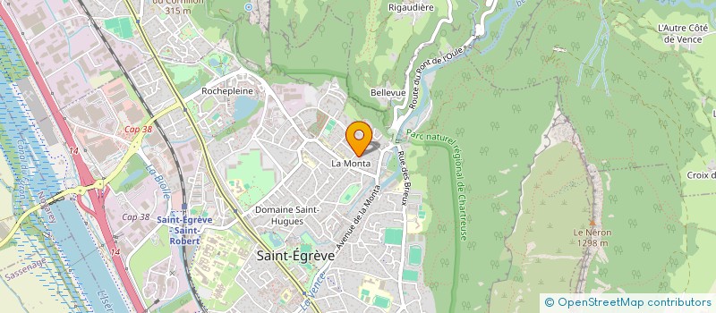 localisation de l'entreprise MONSIEUR DAVID BUC  SAINT-EGREVE