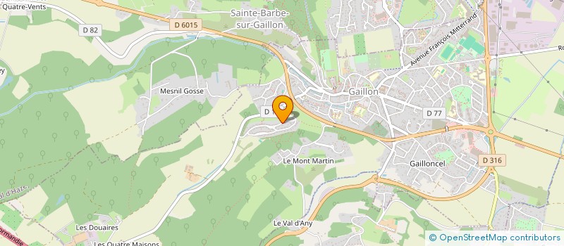 localisation de l'entreprise MONSIEUR DAVID BUCAILLE à GAILLON