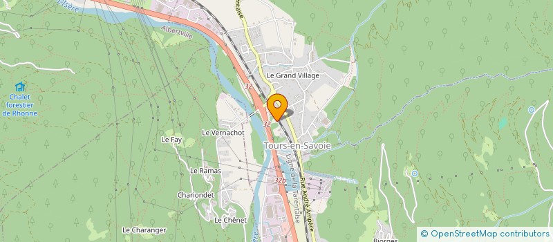 localisation de l'entreprise MONSIEUR DAVID BUCHE à TOURS-EN-SAVOIE