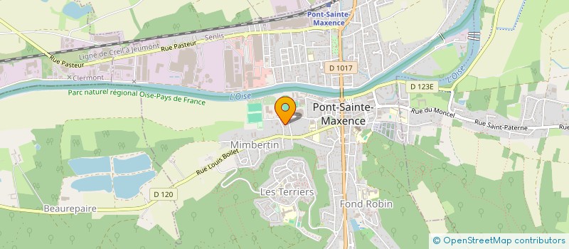 localisation de l'entreprise MONSIEUR DAVID BUCHERON  PONT-SAINTE-MAXENCE