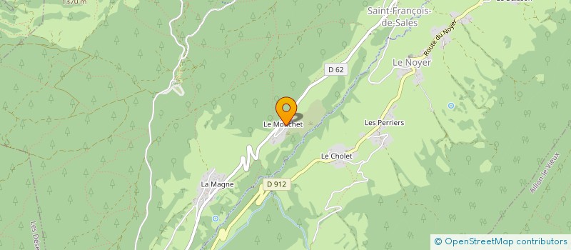 localisation de l'entreprise MONSIEUR DAVID BUCHET  SAINT-FRANCOIS-DE-SALES