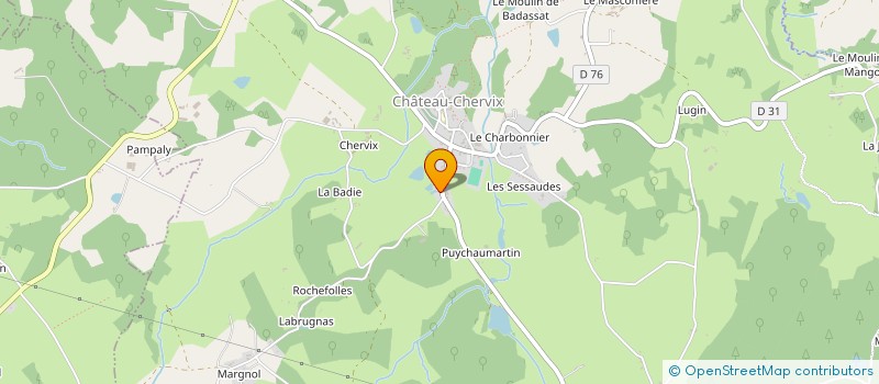 localisation de l'entreprise MONSIEUR DAVID BUCHET à CHATEAU-CHERVIX