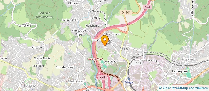localisation de l'entreprise MONSIEUR DAVID BUCZAGA à ANNECY