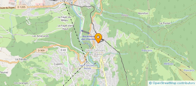 localisation de l'entreprise MONSIEUR DAVID BUIRET à SAINT-GERVAIS-LES-BAINS