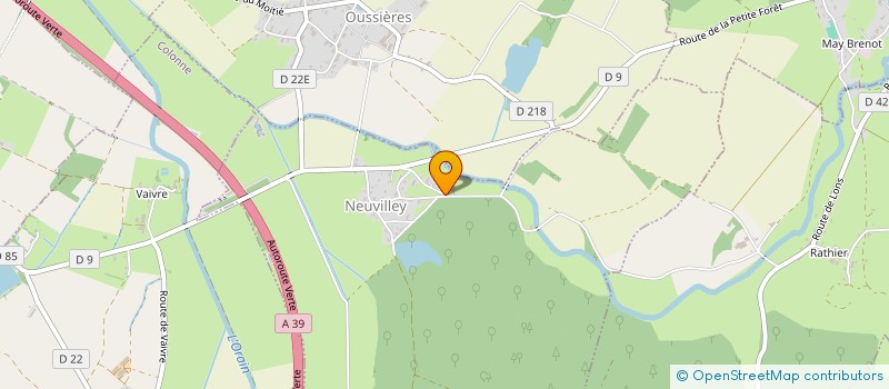 localisation de l'entreprise MONSIEUR DAVID BULIARD  NEUVILLEY