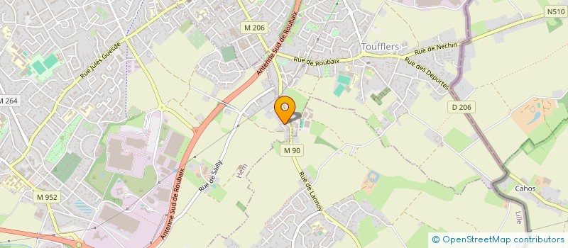 localisation de l'entreprise MONSIEUR DAVID BURGGRAEVE  HEM