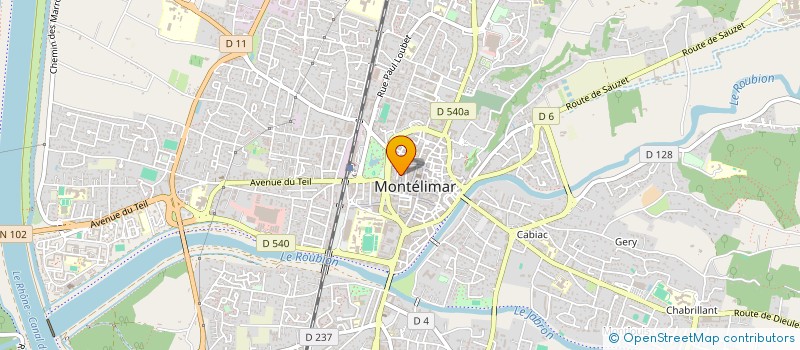 localisation de l'entreprise MONSIEUR DAVID BURILLE  MONTELIMAR