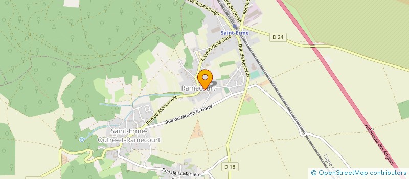 localisation de l'entreprise MONSIEUR DAVID BURY à SAINT-ERME-OUTRE-ET-RAMECOURT