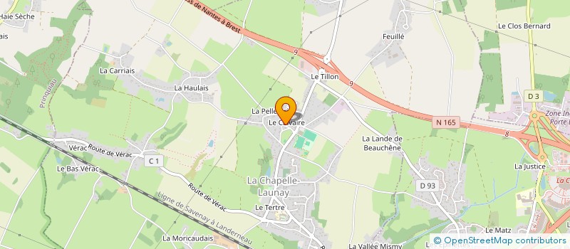 localisation de l'entreprise MONSIEUR DAVID BUSSEROLLES  LA CHAPELLE-LAUNAY