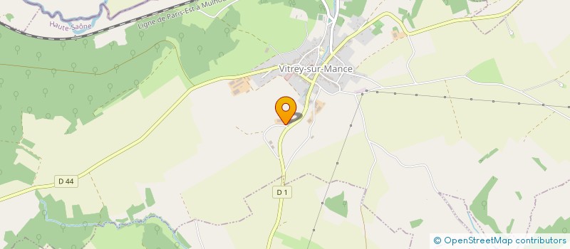 localisation de l'entreprise MONSIEUR DAVID BUSSEY  VITREY-SUR-MANCE