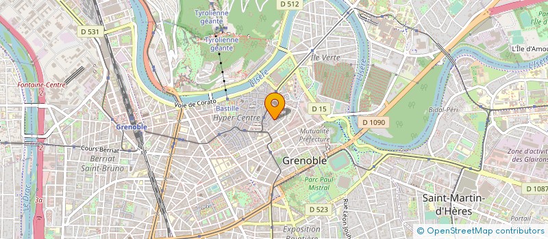 localisation de l'entreprise MONSIEUR DAVID BUSSINET à GRENOBLE