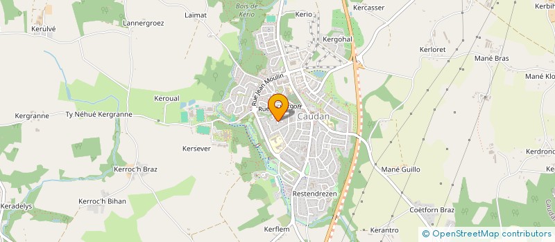 localisation de l'entreprise MONSIEUR DAVID BUSSON à CAUDAN