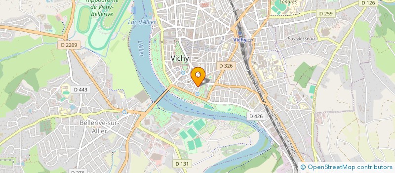 localisation de l'entreprise MONSIEUR DAVID BUTEY à VICHY