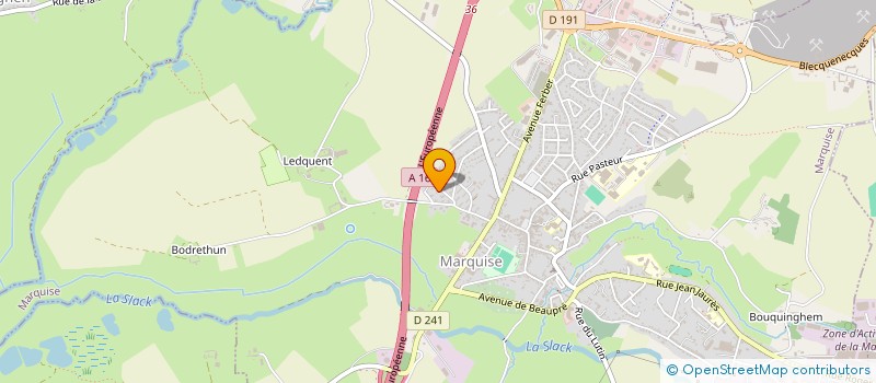 localisation de l'entreprise MONSIEUR DAVID BUTEZ  MARQUISE