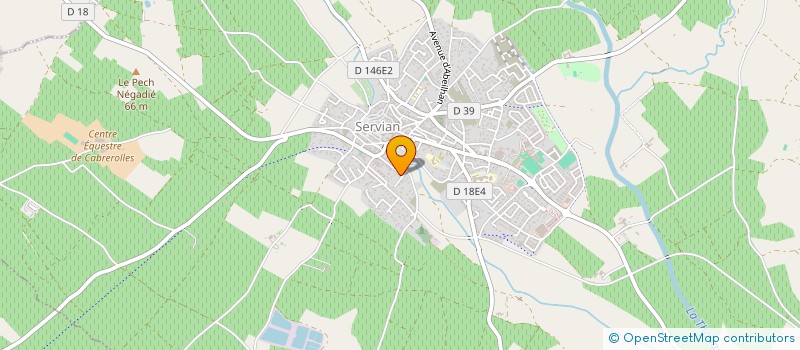 localisation de l'entreprise MONSIEUR DAVID CABANNES à SERVIAN