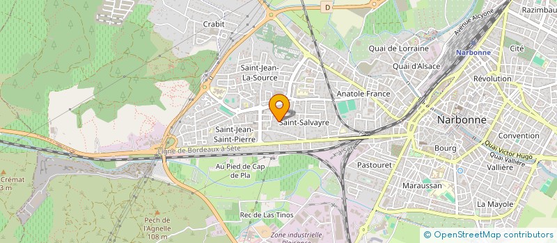 localisation de l'entreprise MONSIEUR DAVID CADENAS à NARBONNE