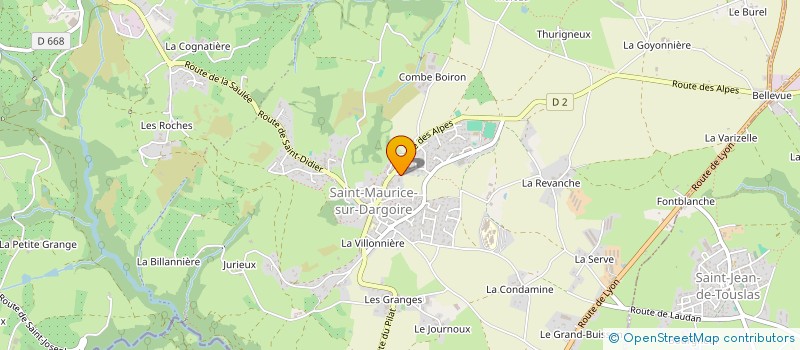 localisation de l'entreprise MONSIEUR DAVID CAFASSO  CHABANIERE