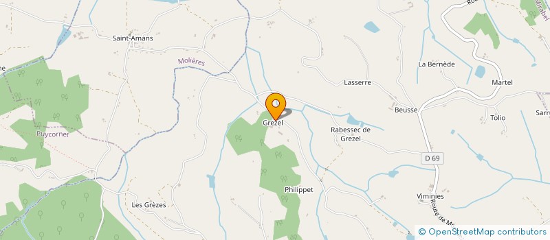 localisation de l'entreprise MONSIEUR DAVID CAILLAU  REALVILLE