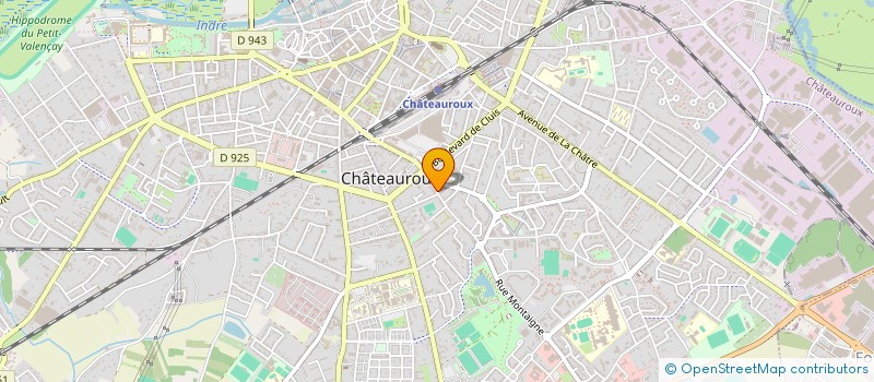 localisation de l'entreprise MONSIEUR DAVID CAILLAUD à CHATEAUROUX
