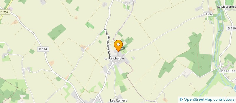 localisation de l'entreprise MONSIEUR DAVID CAILLER  LA TOUR-SAINT-GELIN