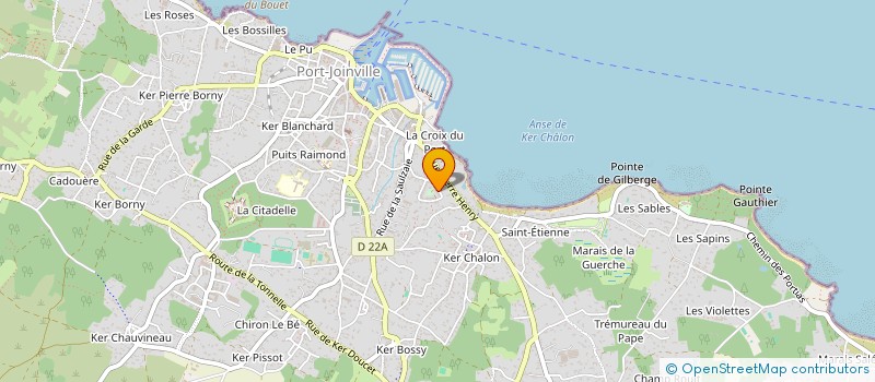 localisation de l'entreprise MONSIEUR DAVID CAILLERE à L'ILE-D'YEU