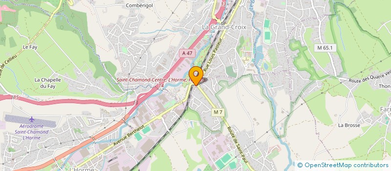 localisation de l'entreprise MONSIEUR DAVID CALTAGIRONE  LA GRAND-CROIX