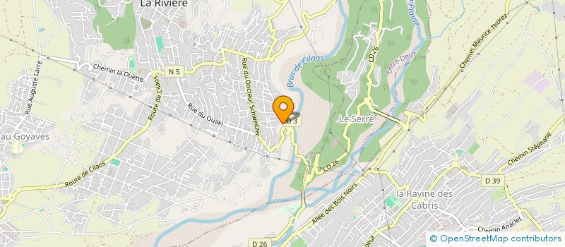 localisation de l'entreprise MONSIEUR DAVID CALTEAU  SAINT-LOUIS