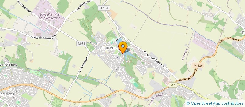 localisation de l'entreprise MONSIEUR DAVID CAMATEL  FLOURENS