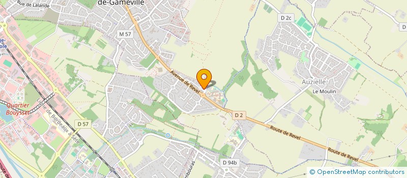 localisation de l'entreprise MONSIEUR DAVID CAMPOS  SAINT-ORENS-DE-GAMEVILLE