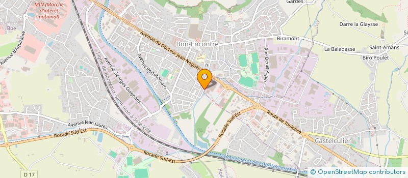 localisation de l'entreprise MONSIEUR DAVID CAMPOS  BOE