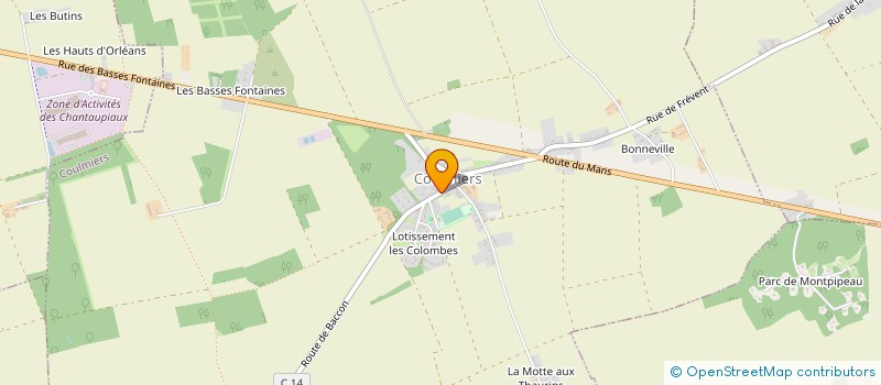 localisation de l'entreprise MONSIEUR DAVID CAMUS à COULMIERS