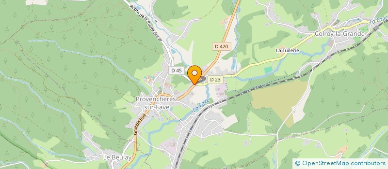 localisation de l'entreprise MONSIEUR DAVID CAN  PROVENCHERES-ET-COLROY