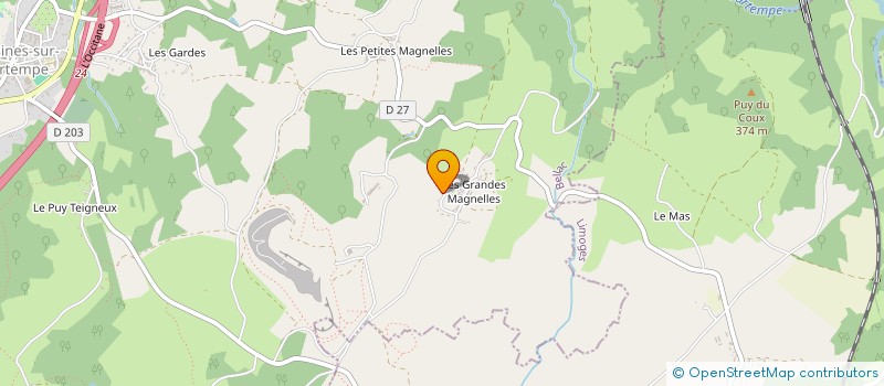 localisation de l'entreprise MONSIEUR DAVID CANCE à SAINT-PARDOUX-LE-LAC