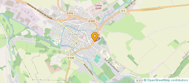 localisation de l'entreprise MONSIEUR DAVID CANDELLIER  DOULLENS