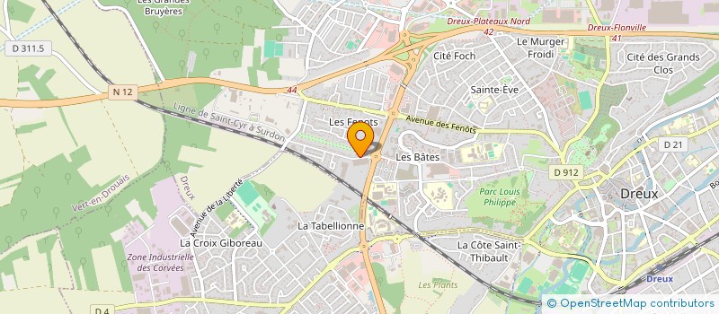 localisation de l'entreprise MONSIEUR DAVID CANELAS à DREUX