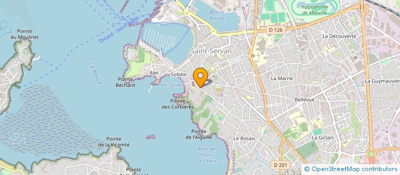 localisation de l'entreprise MONSIEUR DAVID CANTIN  SAINT-MALO