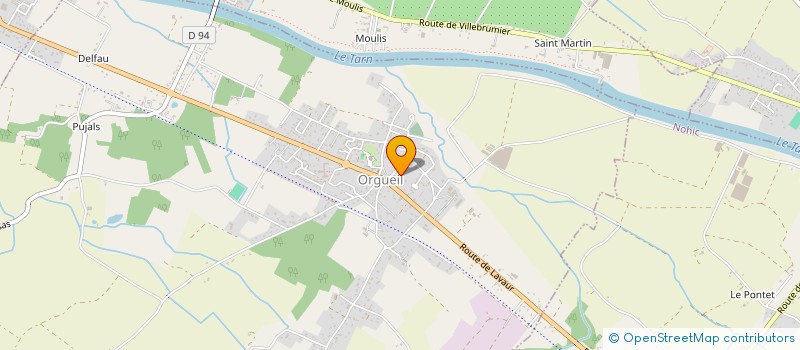 localisation de l'entreprise MONSIEUR DAVID CAPDEVILLE  ORGUEIL