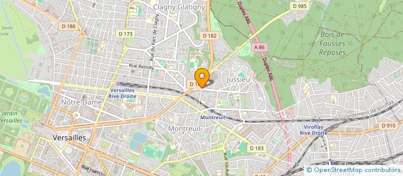 localisation de l'entreprise MONSIEUR DAVID CAPELA FIDALGO à VERSAILLES