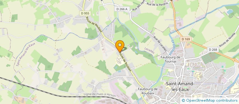 localisation de l'entreprise MONSIEUR DAVID CAPILLON à SAINT-AMAND-LES-EAUX