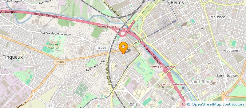 localisation de l'entreprise MONSIEUR DAVID CAPPE  REIMS